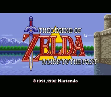 Legend of Zelda, The - A Link to the Past (Canada) screen shot title